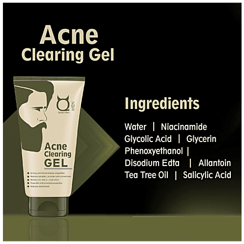 Qraa Men Acne Clearing Gel, 50 g  