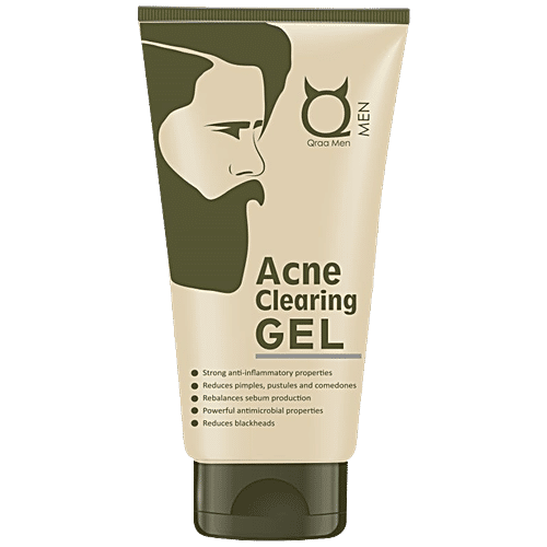 Qraa Men Acne Clearing Gel, 50 g  