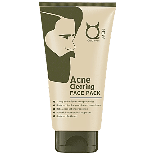Qraa Men Acne Clearing Face Pack, 100 g  