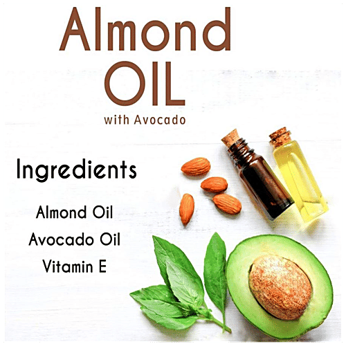 Qraa Men Almond Oil With Avocado, 100 ml  