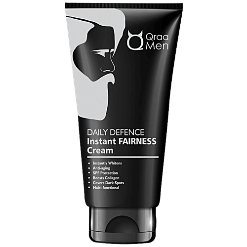 Qraa Men Daily Defence Instant Fairness Cream, 30 g  