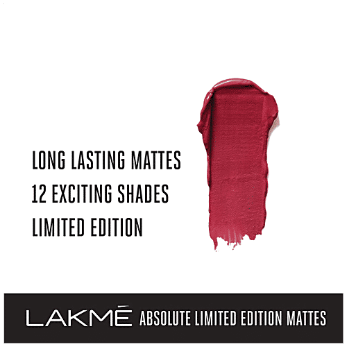 Lakme Absolute Limited Edition Lipstick - Plum, 3.7 g  