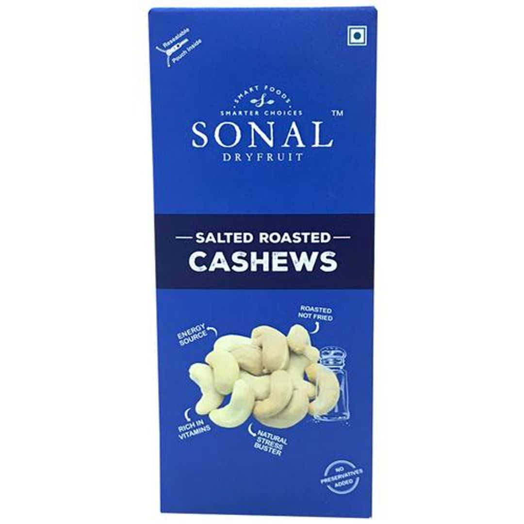 Sonal Salted Roasted Cashews, 200 g Box