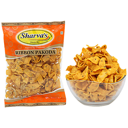 Sharvas Snacks Ribbon Pakoda, 180 g  0% Trans Fat