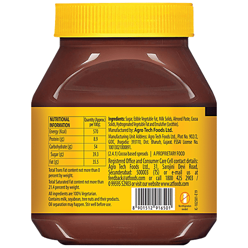 Sundrop Cocoa Nut Almond Chocolatey Spread, 160 g  
