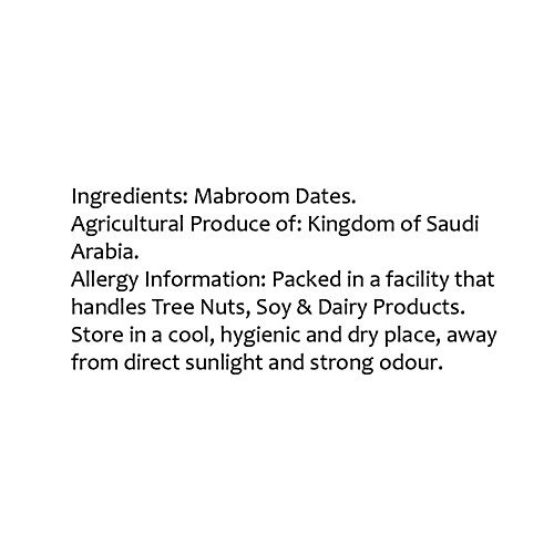 Lagom Saudi Mabroom Dates/Khajoor, 500 g Pouch 