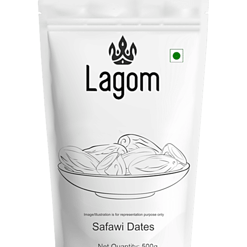 Lagom Safawi Dates/Khajoor, 500 g Pouch 