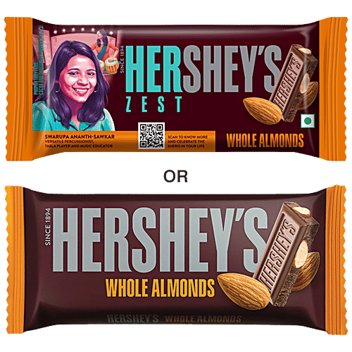 Buy Hersheys Whole Almond Bar Online at Best Price of Rs 112 bigbasket
