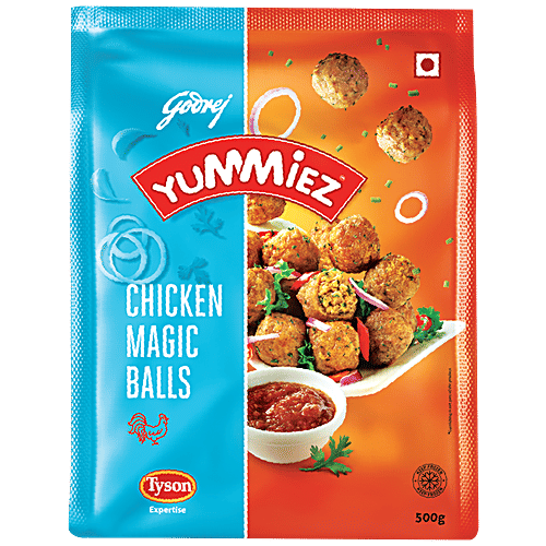 Godrej Yummiez Chicken Magic Ball, 500 g Pouch