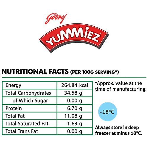 Yummiez Tandoori Paneer Nuggets, 300 g Pouch Pack 