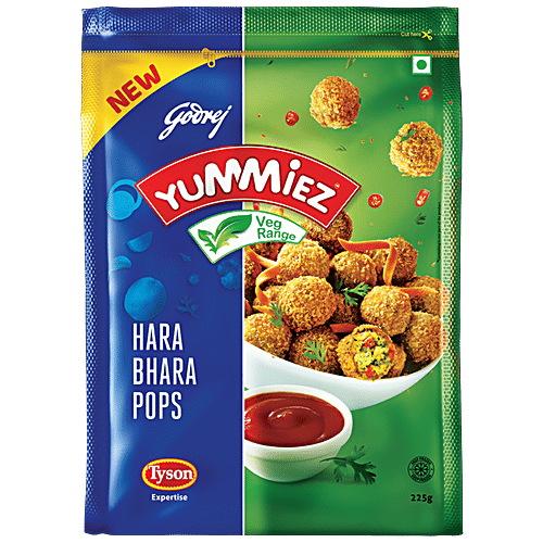 Godrej Yummiez Hara Bhara Pops, 225 g Pouch Zero Trans Fat