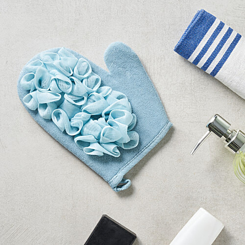 bb home Body Bath Loofah Scrubber- Dual Side, Hangable, 1 pc  