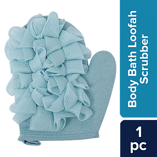 bb home Body Bath Loofah Scrubber- Dual Side, Hangable, 1 pc  