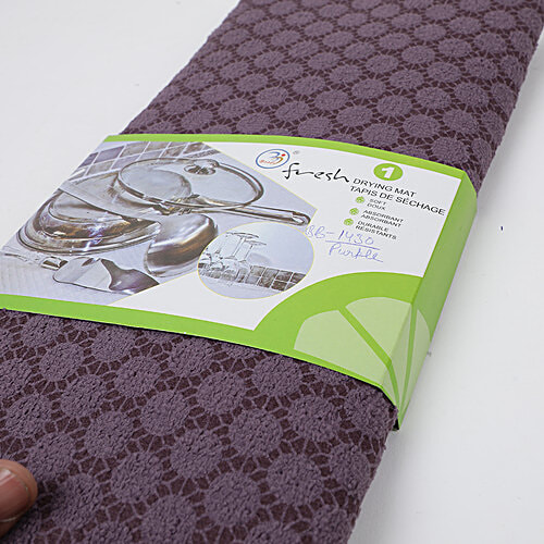 DP Utensils Drying Microfiber Mat - Purple, BB1430, 1 pc  