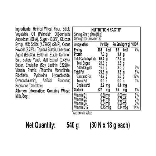 Buy Malkist Chocolate Flavoured Cracker Biscuits Single Online at