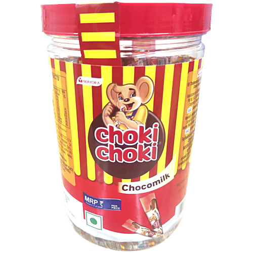 Choki Choki Choco Milk Stick, 225 g (50 pcs x 4.5 g each)