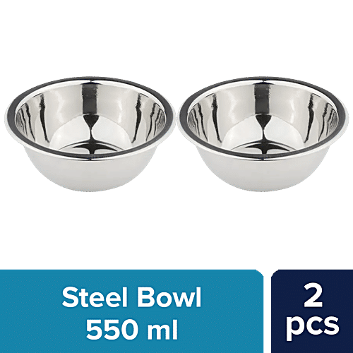 Buy bb home Serving Bowl/Katori No.8, Stainless Steel, Silver Online