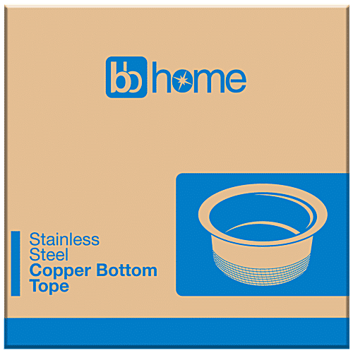 bb home Stainless Steel Tope/Patila - No.10, Copper Bottom, 1 L  Dishwasher Safe
