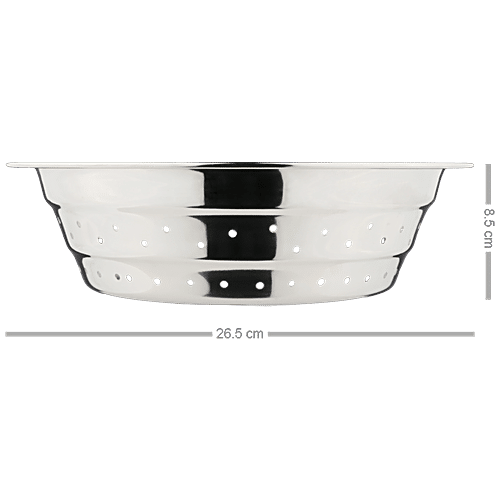 BB Home Steel Colander Strainer - No. 13, 1 pc  