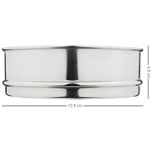 bb home Cooker/Dabba Separator - Flat, Stainless Steel, For 3 L Pressure Cooker, Silver, 550 ml  