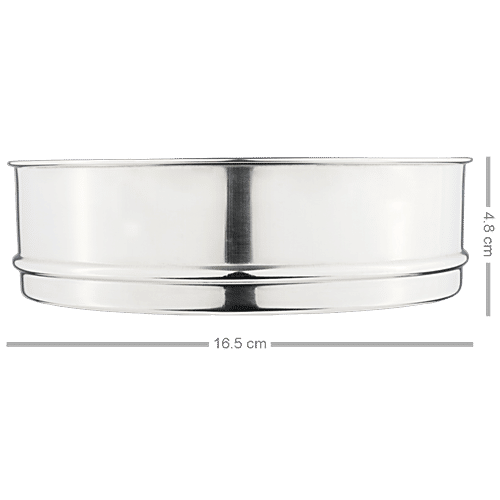 bb home Cooker/Dabba Separator - Flat, Stainless Steel, For 5 L Pressure Cooker, Silver, 750 ml (1 pc) 