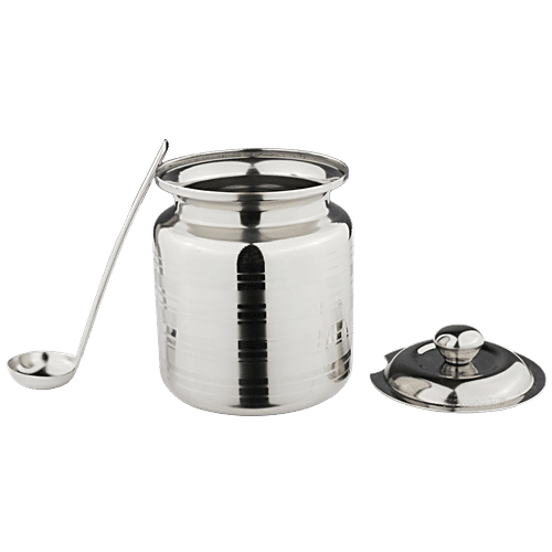 Buy BB Home Ghee Pot Stainless Steel, HighQuality, Durable, Silver