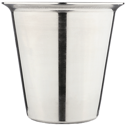 BB Home Steel Coffee/Tea Glass - Rampatra, 5.5 Inch, 150 ml (2 pcs) 