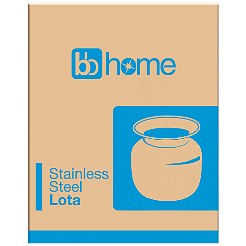 BB Home Steel Parsi Lota Water Container, 500 ml  