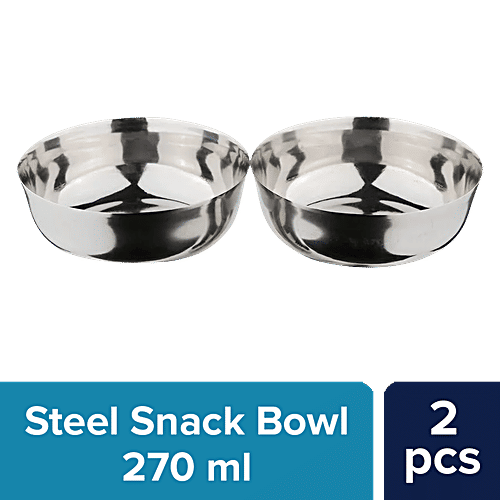 Buy bb home Snack Bowl No.6, Stainless Steel, Silver Online at Best