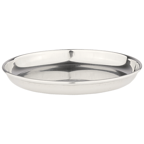 BB Home Steel Small Plate - No. 5, Chatni, 4 pcs  