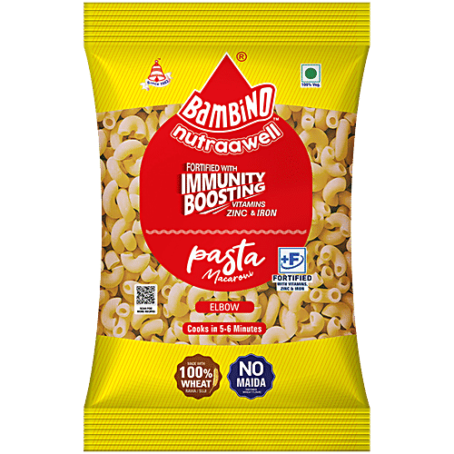 Bambino Pasta Macaroni - Elbow, 100% Durum Wheat Semolina, 850 g  