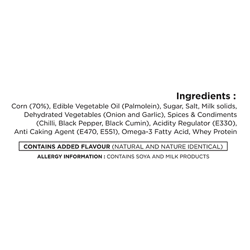 Befikar Protein Packed Nacho - Peri Peri Masala, 60 g  With Omega-3 and Natural Antioxidants