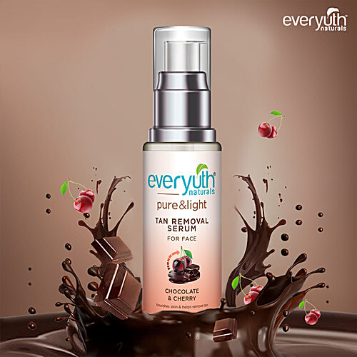 Everyuth Naturals Pure & Light Tan Removal Choco Cherry Serum, 30 ml Bottle 
