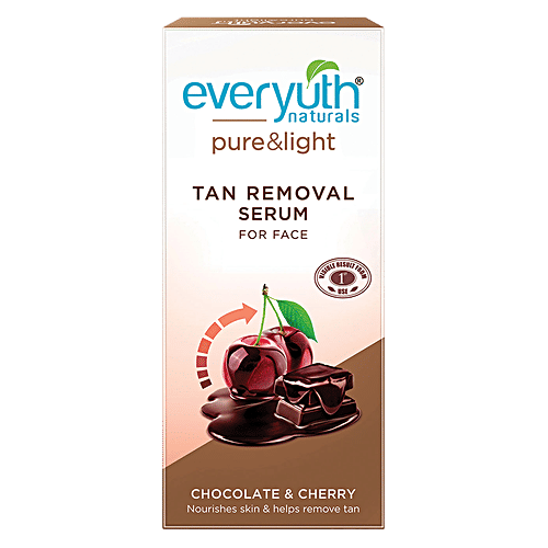 Everyuth Naturals Pure & Light Tan Removal Choco Cherry Serum, 30 ml Bottle 