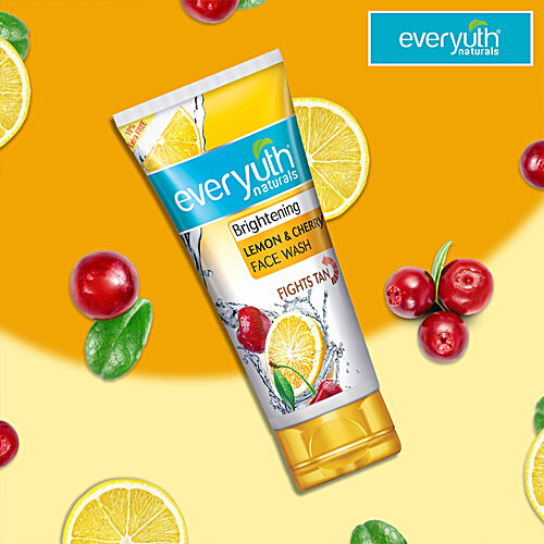Buy Everyuth Naturals Brightening Lemon & Cherry Face Wash Online at