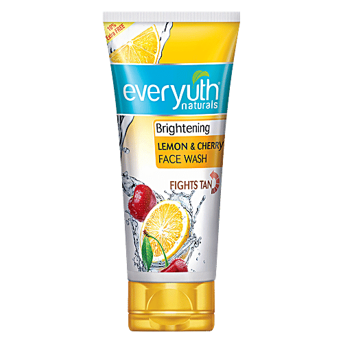 Buy Everyuth Naturals Brightening Lemon & Cherry Face Wash Online at