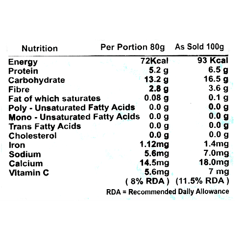Patwa Farm Fresh Green Peas, 500 g Pouch Retain More Vitamins