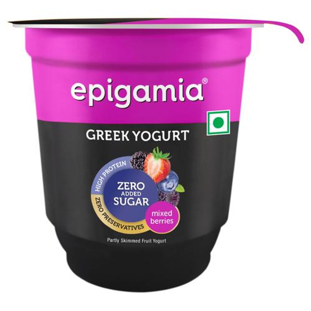 Epigamia  Greek Yogurt - Mixed Berry, 110 g Cup