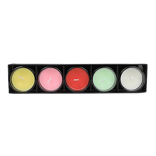 DP Scented Small Candles - BB1369, Assorted, 5 pcs  