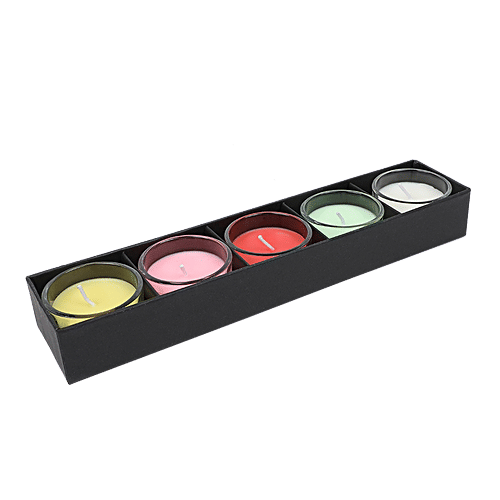 DP Scented Small Candles - BB1369, Assorted, 5 pcs  