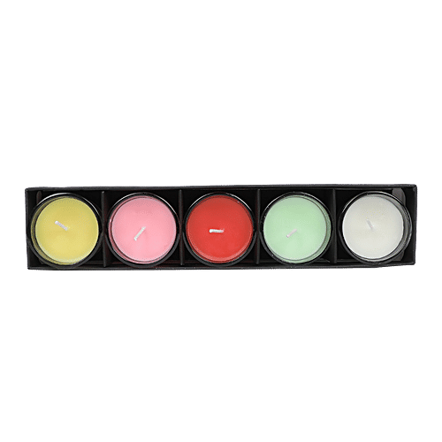 DP Scented Small Candles - BB1369, Assorted, 5 pcs  