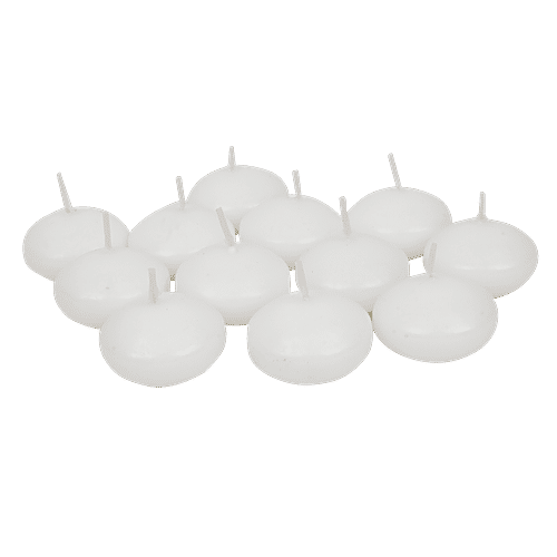 DP Floating Candles - BB1256, White, 12 pcs  