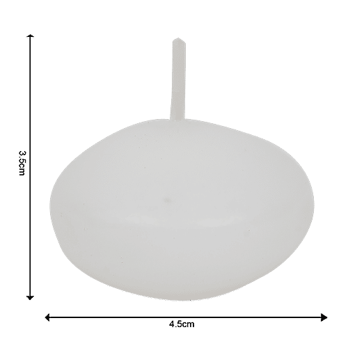 DP Floating Candles - BB1256, White, 12 pcs  