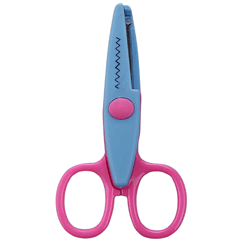 Se7en Scissor - Stainless Steel Blade, Plastic Body, For Arts, Crafts & DIY Projects, 3 pcs  Stainless Steel Blades
 Silicone Handles