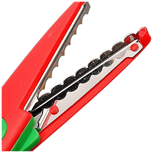 Se7en Scissor - Stainless Steel Blade, Plastic Body, For Arts, Crafts & DIY Projects, 3 pcs  Stainless Steel Blades
 Silicone Handles