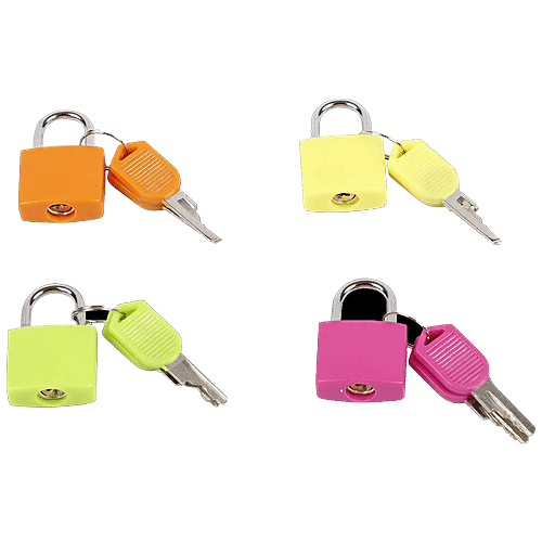 Se7en Pad Lock - Rust-Resistant, For Home, Office, 4 pcs  DeLuxe