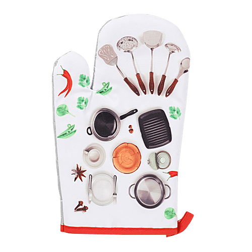 DP White Colour Glove & Pad - BB1445, 2 pcs  