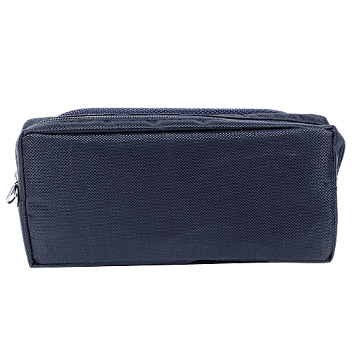 DP Blue Printed Pencil Pouch - Fabric & PU, BB1255DB, 1 pc  