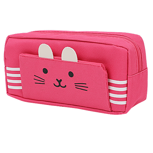 DP Printed Fabric Pencil Pouch - Magenta, BB1256DMGT, 1 pc  