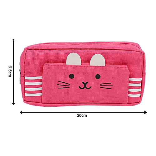 DP Printed Fabric Pencil Pouch - Magenta, BB1256DMGT, 1 pc  